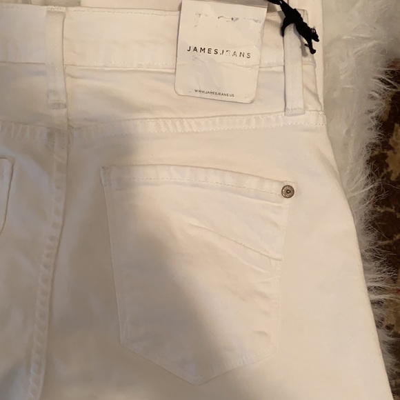 James Jeans Sophia High Rise Knee Crop Jeans - Picture 8 of 10